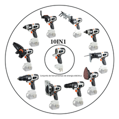 Versatile Woodworking Tool Set with 10 Functions