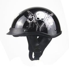 Harley Motorcycle Summer Helmet with Skull Design