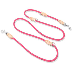 Multifunctional Hook and Chain Leather Dog Rope