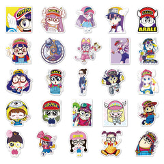 50 Anime Cartoon Waterproof Stickers for Luggage