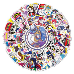 50 Anime Cartoon Waterproof Stickers for Luggage