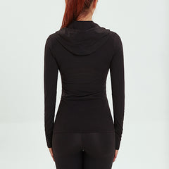 Women's Stretchy Zip-Up Long Sleeve Sports Jacket