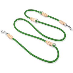 Multifunctional Hook and Chain Leather Dog Rope