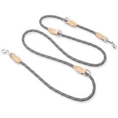 Multifunctional Hook and Chain Leather Dog Rope