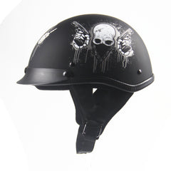 Harley Motorcycle Summer Helmet with Skull Design